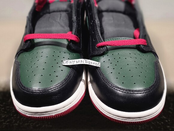 Nike Air Jordan 1 Retro OG Low Black Gorge Green Women’s Size 10 | Mens 8.5 NEW main image 4